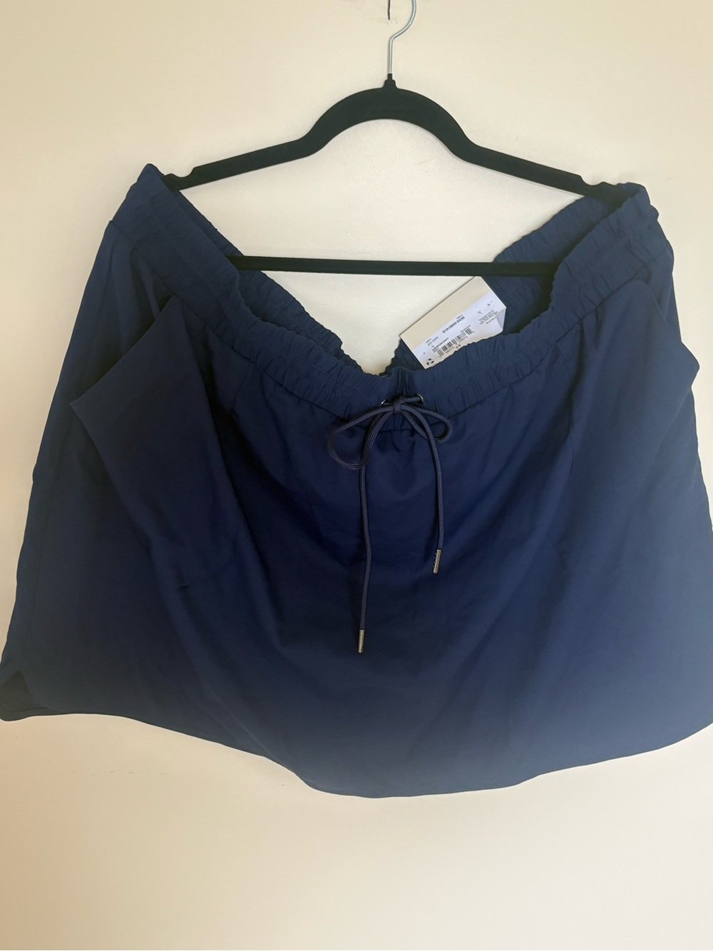 New with Tags St. John's Bay Navy  Drawstring Skort with Built-In Shorts Size 2X